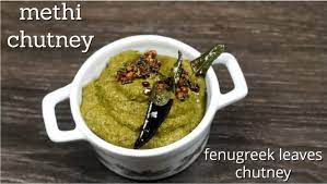 Fenugreek(methi) leaves Chutney/ Thotakura Chutney
